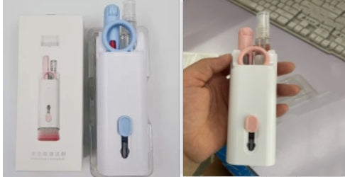 Multifunktionellt Rengöringskit – Rengöringspenna för Bluetooth-hörlurar, AirPods och tangentbord med keycap-avdragare